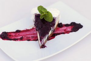 Cheesecake with fruits of the forest