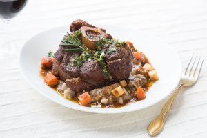 Veal ossobuco in its juice